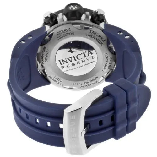 Invicta RESERV VENOM FANGS BLU DL QTZ CHRONO BLK - Watches
