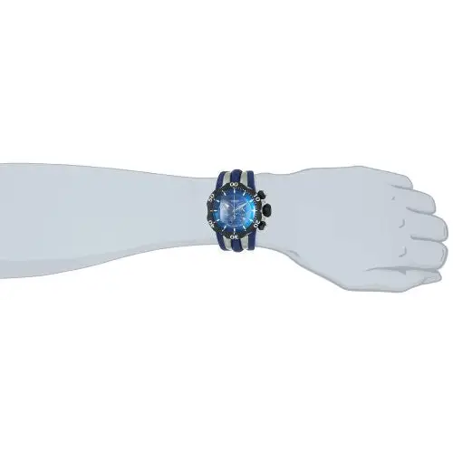 Invicta RESERV VENOM FANGS BLU DL QTZ CHRONO BLK - Watches