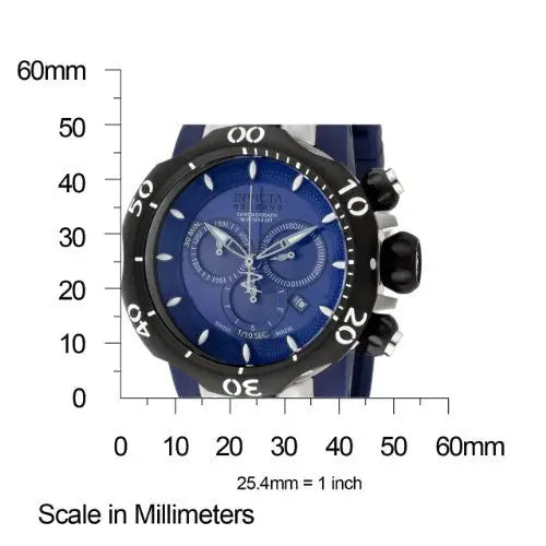 Invicta RESERV VENOM FANGS BLU DL QTZ CHRONO BLK - Watches