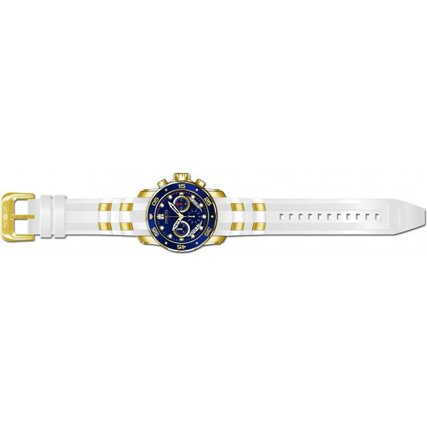 Invicta Watch 26mm White Polyurethane Strap (for Pro Diver