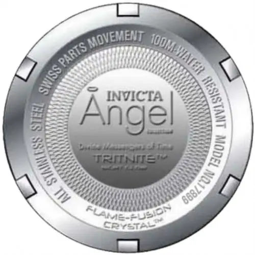 Invicta Women’s 17899 Angel Quartz Chronograph Silver Dial