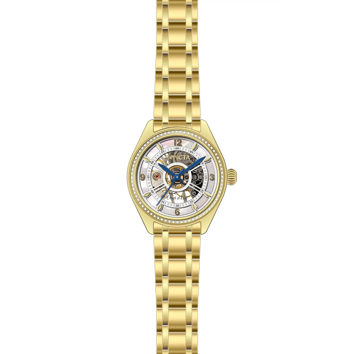 Invicta Women’s 26357 Objet D Art Automatic 3 Hand White