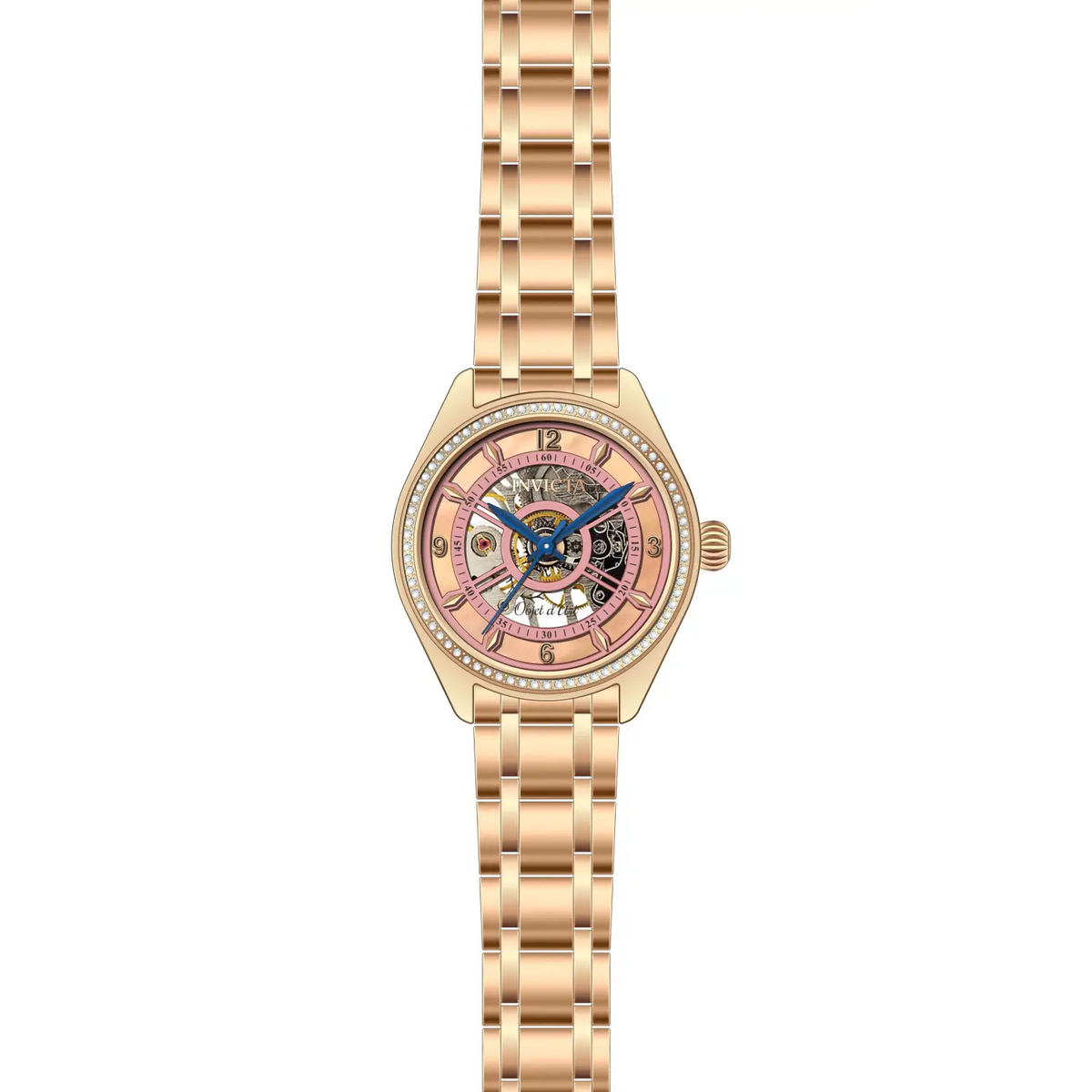 Invicta Women’s 26358 Objet D Art Automatic 3 Hand Rose Gold