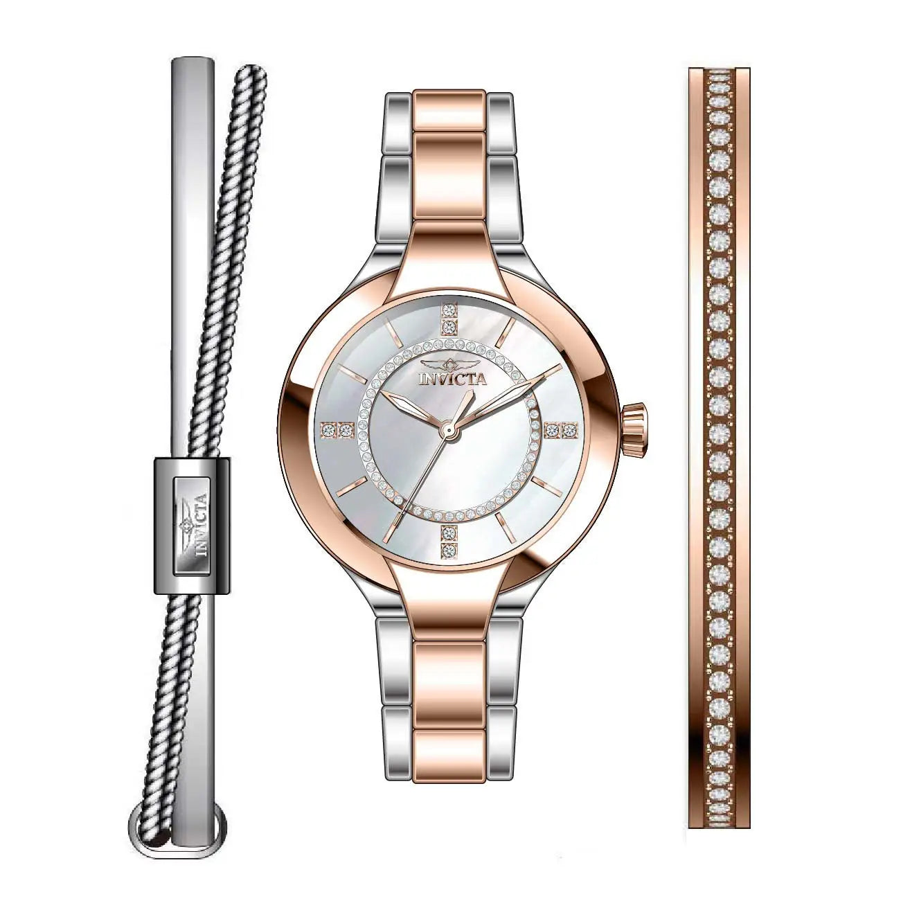 Invicta Women’s 29329 Angel Quartz Stainless Steel Watch