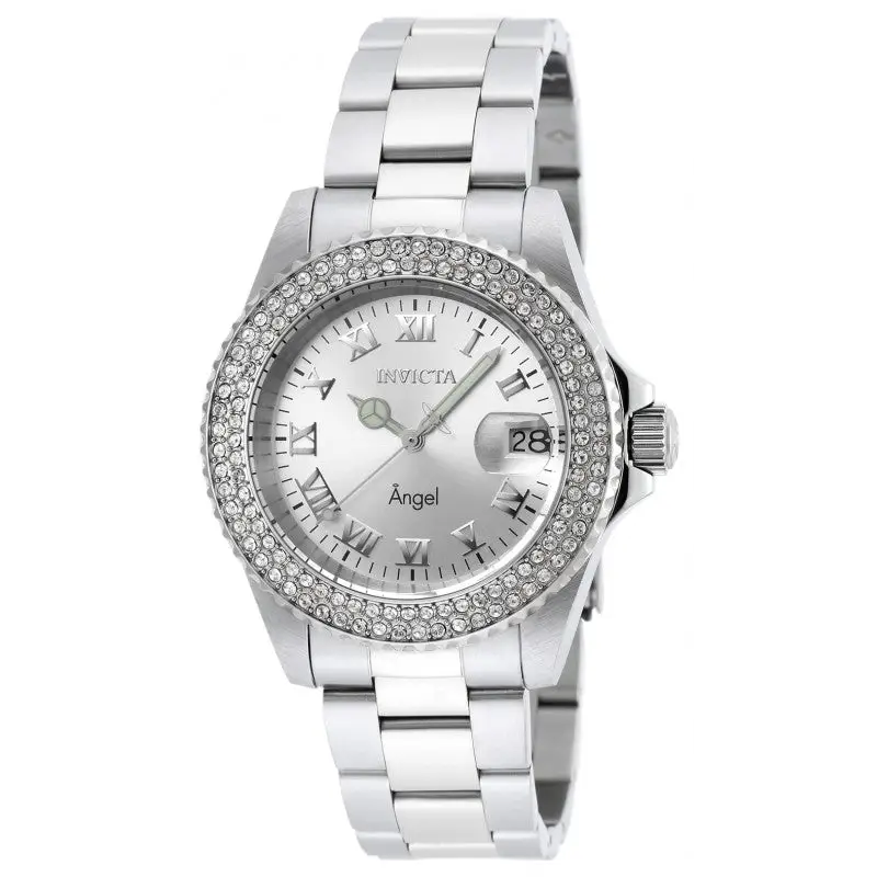 Invicta Women’s Angel Quartz 200m Crystal Accent Stainless