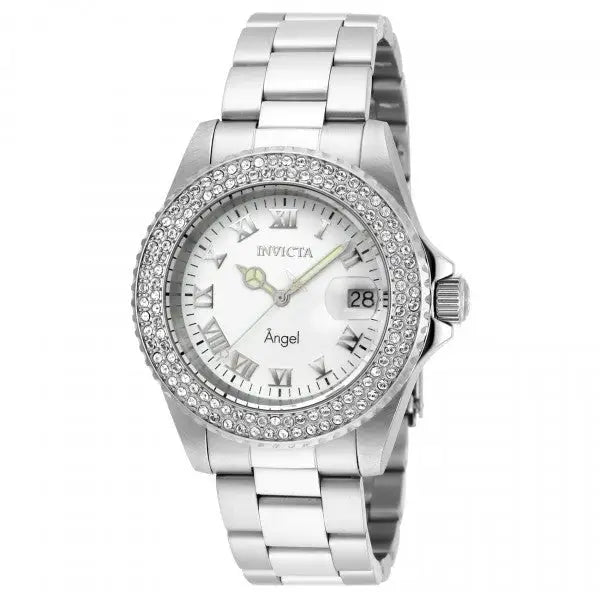 Invicta Women’s Angel Quartz 200m Crystal Accent Stainless