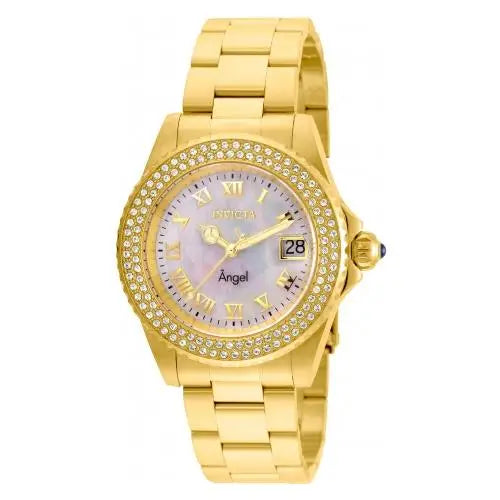 Invicta Women’s Angel Quartz 200m Stainless Steel Gold Tone