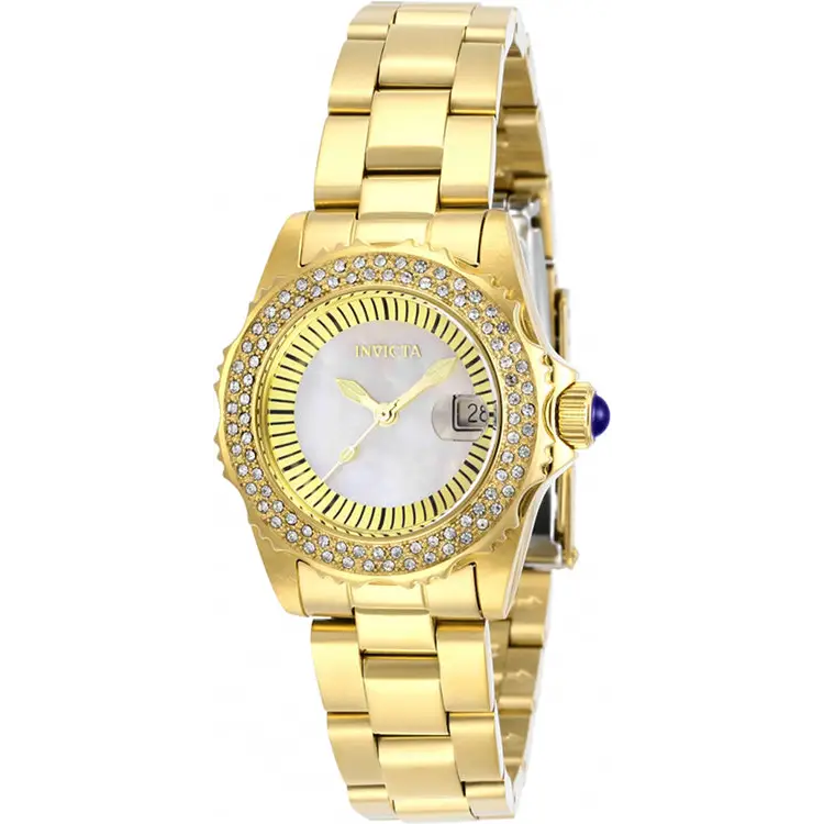 Invicta Women’s Angel Quartz Chrono 100m Gold Tone Stainless