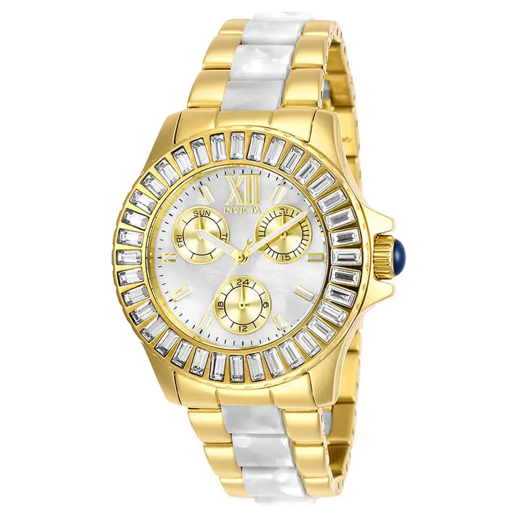 Invicta Women’s Angel Quartz Chrono Stainless Steel/White