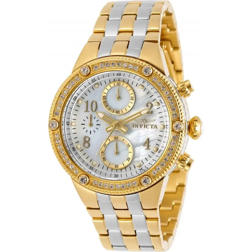 Invicta Women’s Angel Quartz Stainless Steel Two Tone Watch
