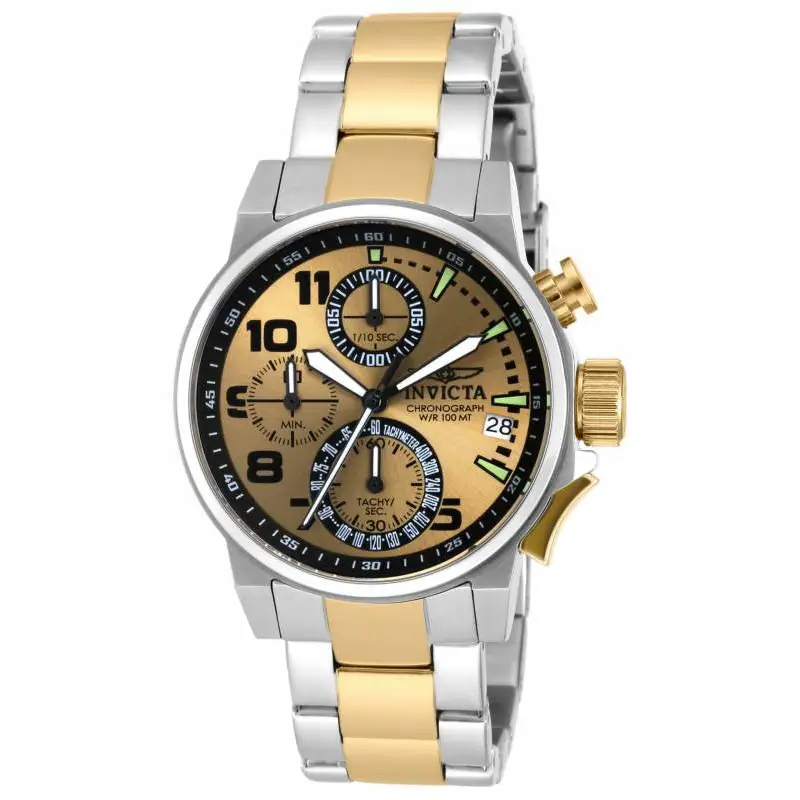 Invicta Women’s I-Force Chronograph 100m Two Toned Stainless