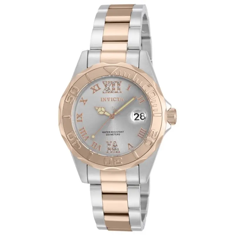 Invicta Women’s Pro Diver 200m Quartz Two Toned Stainless