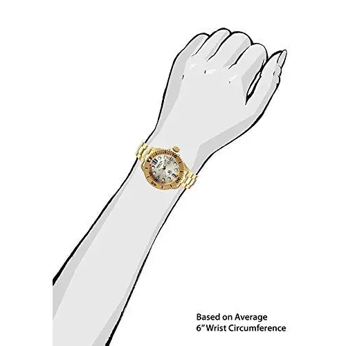 Invicta Women’s Pro Diver 300m Quartz Gold Plated Stainless