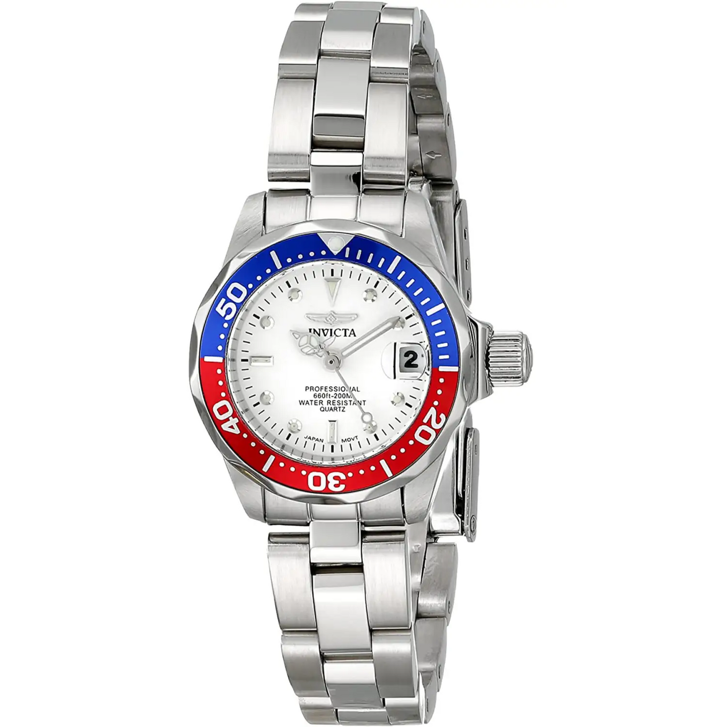Invicta Women’s Pro Diver Analog Quartz 100m Stainless Steel