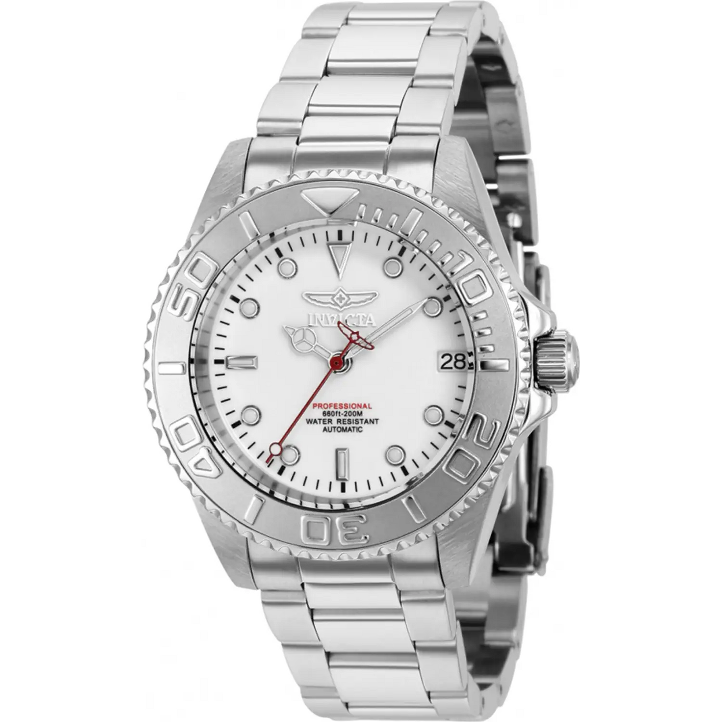 Invicta Women’s Pro Diver Automatic 200m White Dial