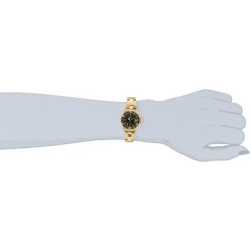 Invicta Women’s Pro Diver Quartz 200m Gold Toned Stainless