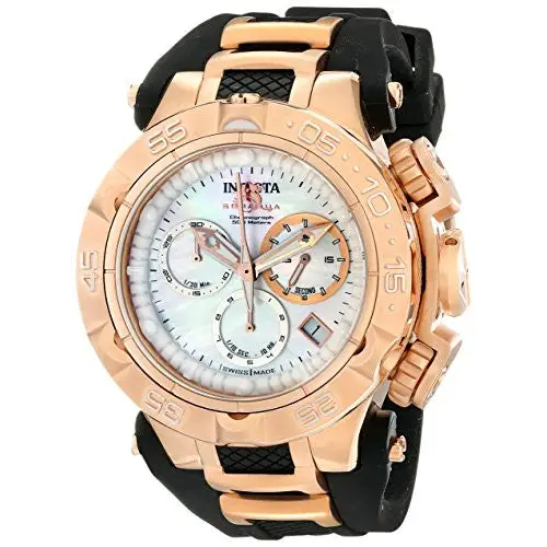 Invicta Women’s Subaqua Chronograph 500m Rose Gold Black