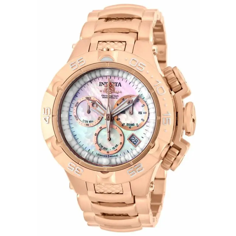 Invicta Women’s Subaqua Chronograph 500m Rose Gold Stainless