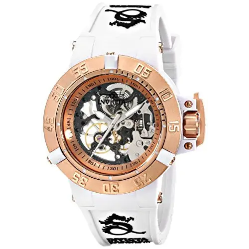 Invicta Women’s Subaqua Mechanical 200m Plastic Case White