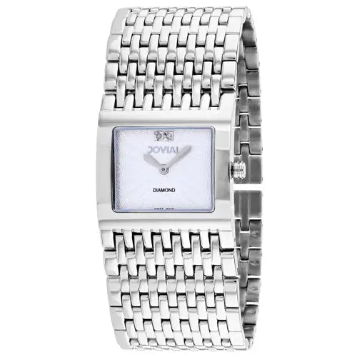 Jovial Women’s Diamond Quartz Stainless Steel Watch