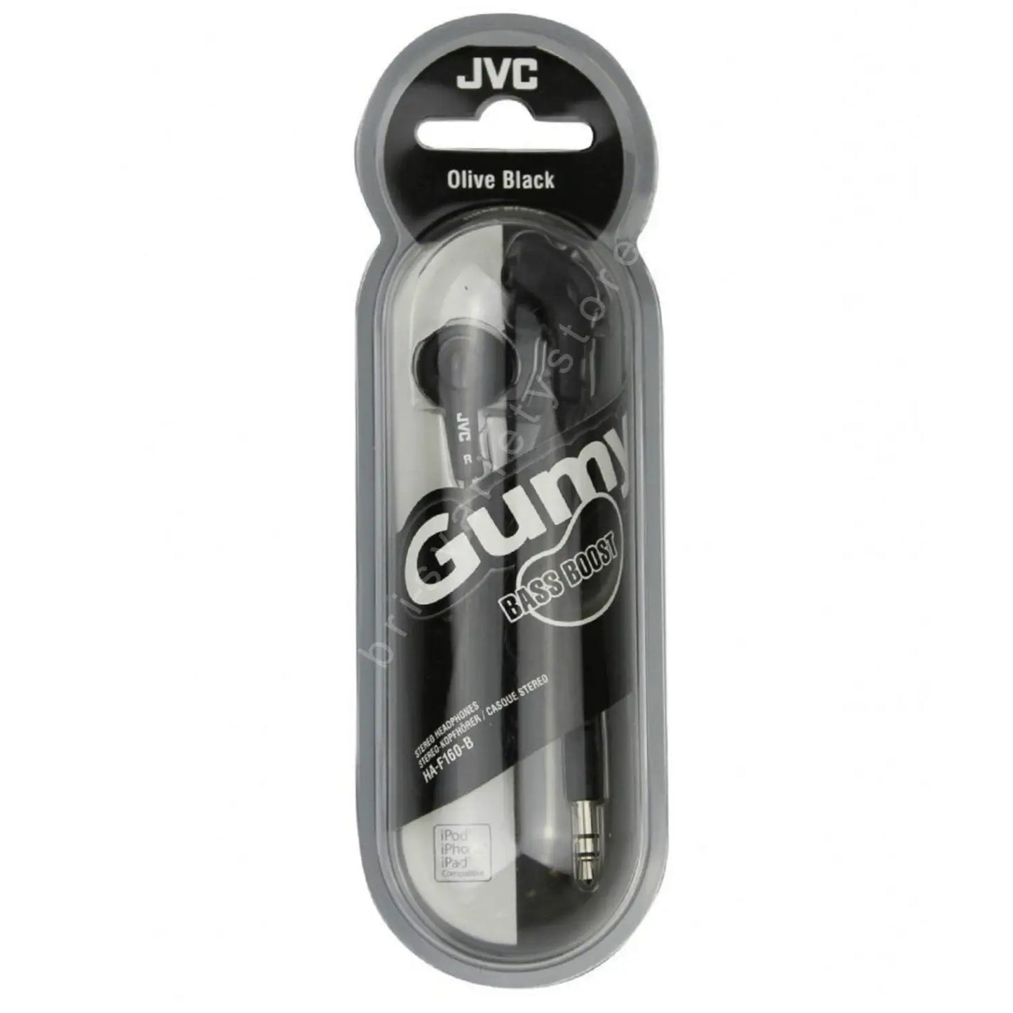 JVC Gumy Bass Boosting iPhone Compatible In-Ear Headphones