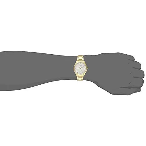 Kenneth Cole NY Men’s Crystal Accented Gold Tone Stainless