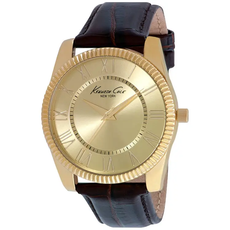 Kenneth Cole NY Women’s Analog Quartz Gold Tone Brown