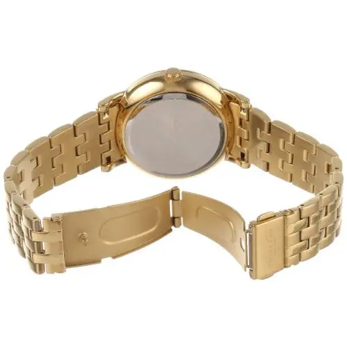 Kenneth Cole NY Women’s Crystal Accented Gold Tone Stainless