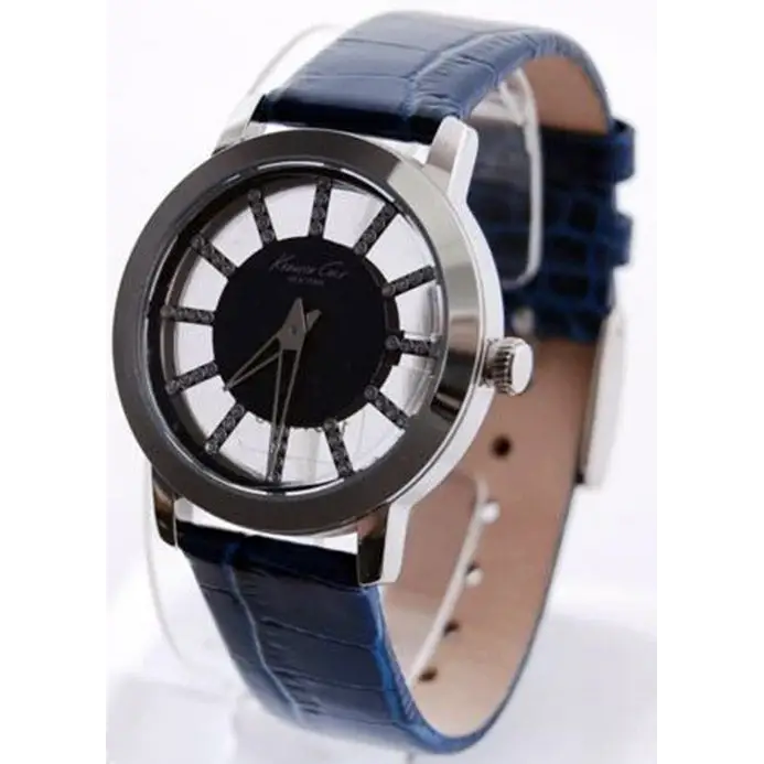 Kenneth Cole NY Women’s Quartz Stainless Steel Blue Leather