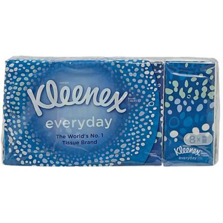 KLEENEX POCKET TISSUES 8 PACK PURSE SIZE KLEENEXT240 - Misc