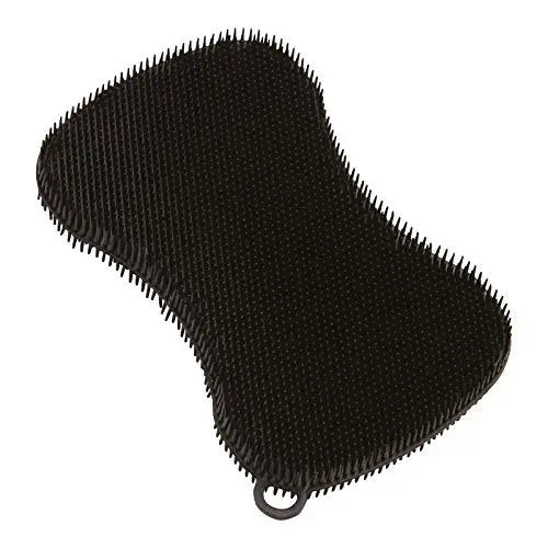 Kuhn Rikon Stay Clean Silicone Scrubber Black 5 x 3 20138 -