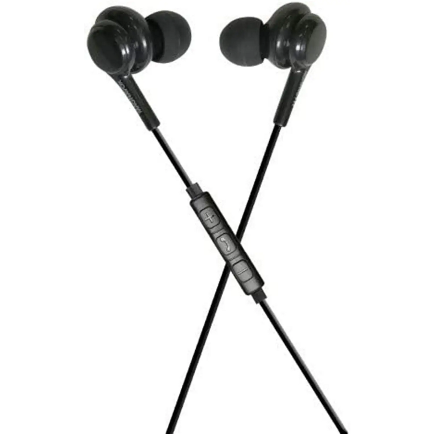 Magnavox Extreme Base Earbuds w/ Microphone (Black)