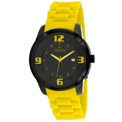 Mathey Tissot Men’s Classic Stainless Steel Rubber Watch