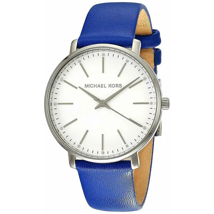 Michael Kors Women’s Pyper Quartz Stainless Steel/Blue