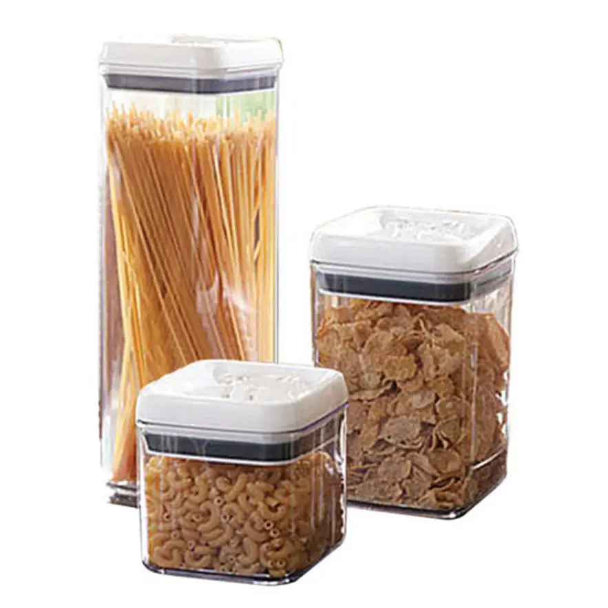 Modern Home 3-Piece Airtight Food Storage Durable Plastic