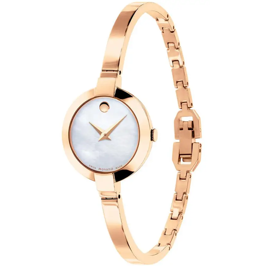 Movado Women’s Bella Swiss Quartz Rose Gold Tone Stainless