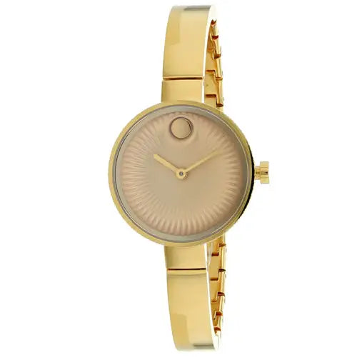 Movado Women’s Edge Stainless Steel Leather Watch 3680021 -