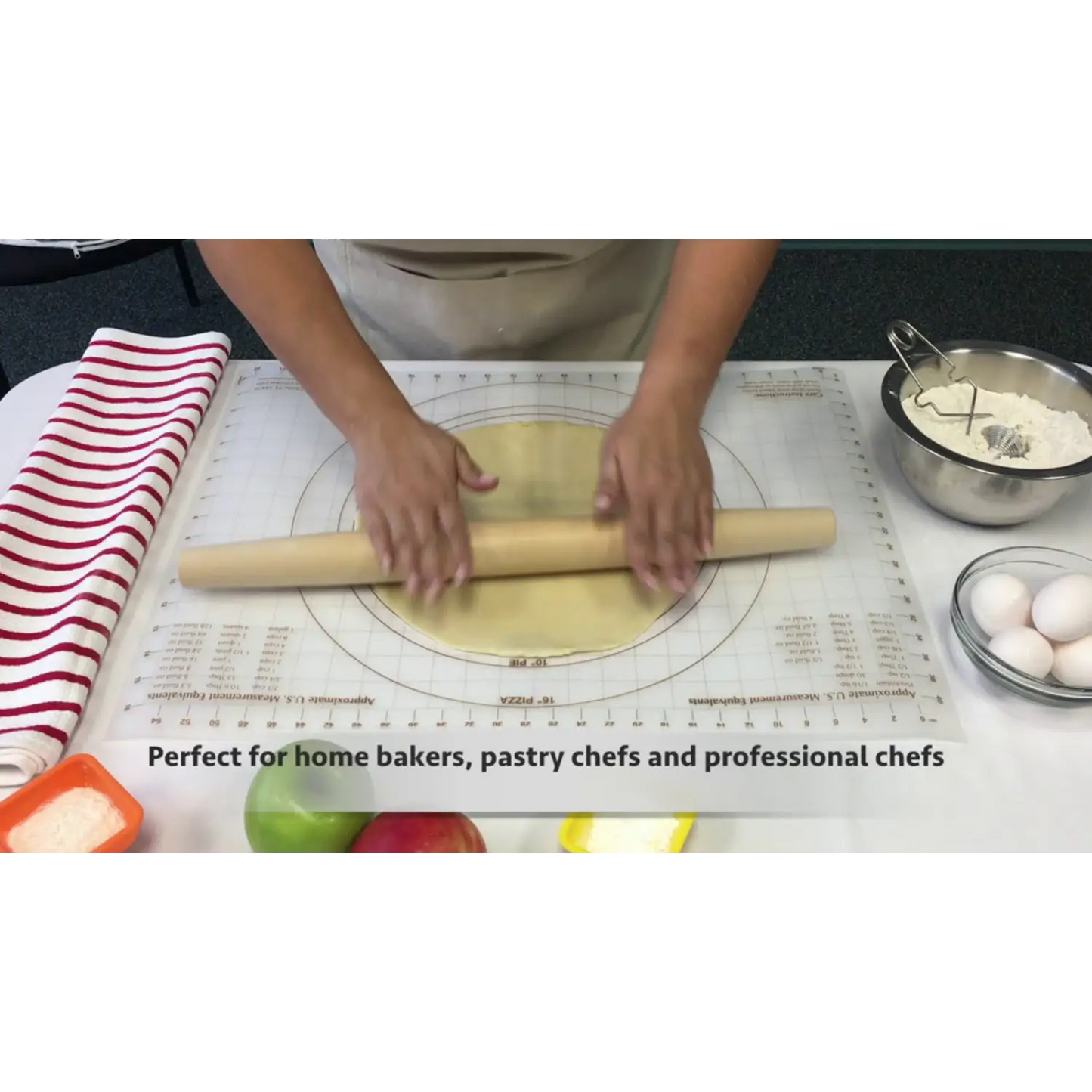 Mrs. Anderson’s Baking Non-Slip Pastry Rolling Mat 18-Inch