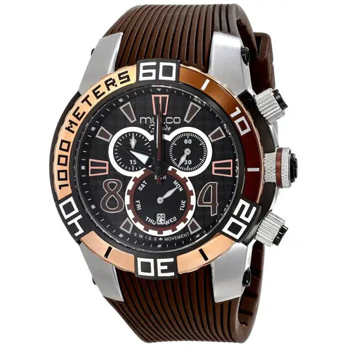 Mulco Women’s Fondo wheel Stainless Steel Silicone Watch