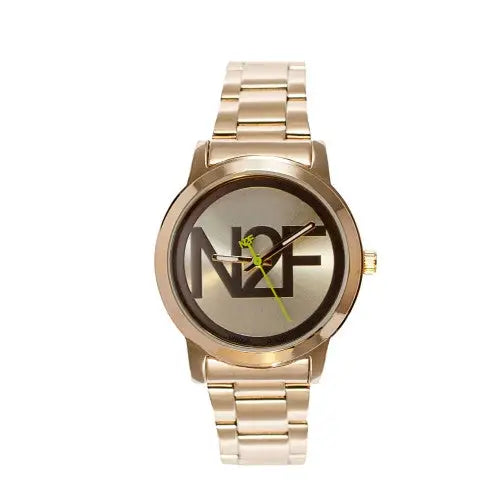 Nine2Five Women’s Lavish Gold Plated Alloy/Stainless Steel