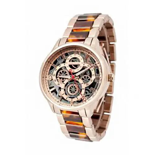 Nine2Five Women’s Mesh Chronograph Rose Gold Alloy/Stainless