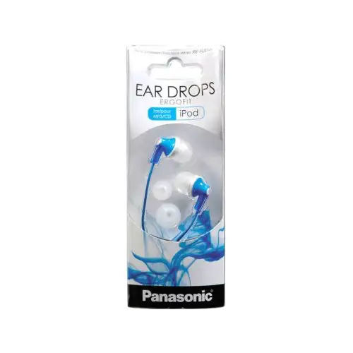 Panasonic RPHJE120A In-Ear Headphone Blue - Misc