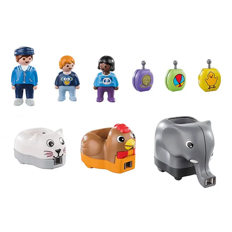 Playmobil 1.2.3 - Animal Train 70405 (for kids 18 months