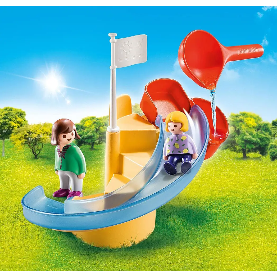 Playmobil 1.2.3 Aqua Water Slide 70270 (for kids 18 months