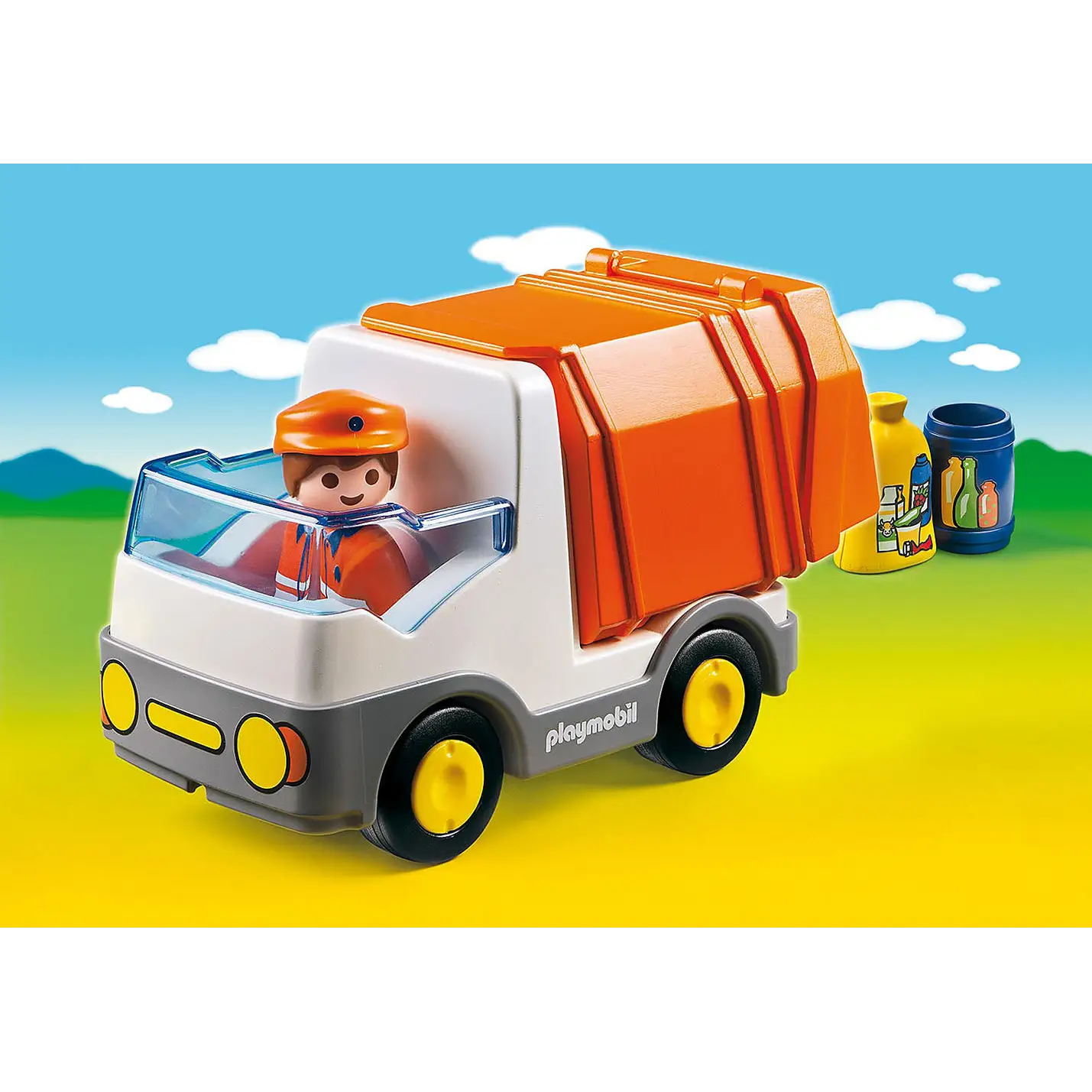 PLAYMOBIL 1.2.3 Recycling Truck 6774 - Misc