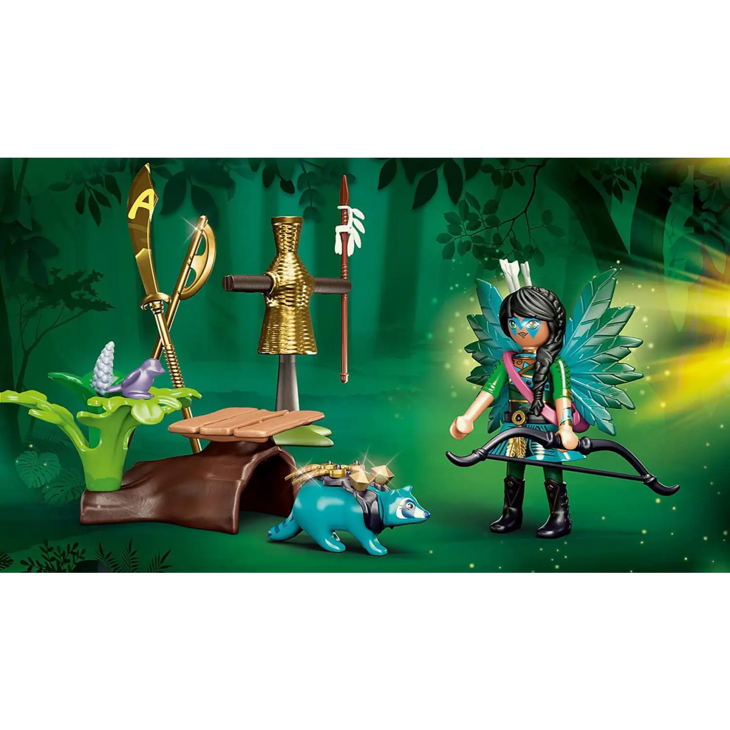 Playmobil Ayuma - Starter Pack Knight Fairy w/ Raccoon 70905