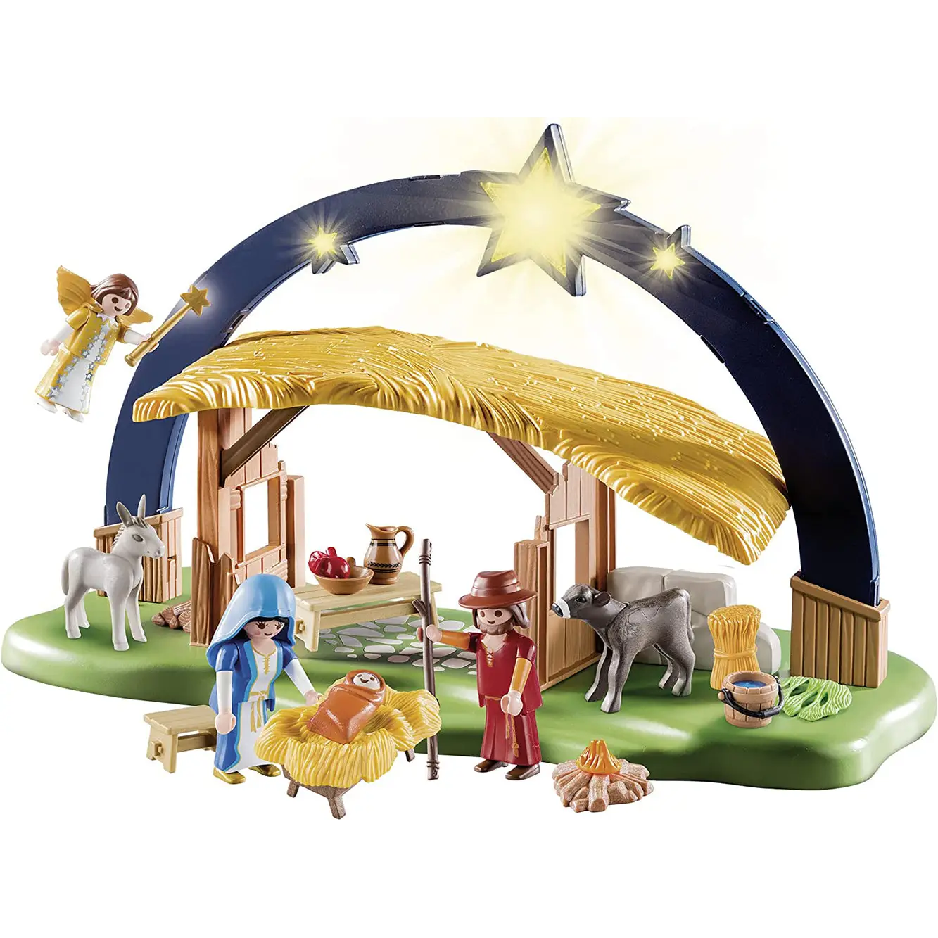 Playmobil Christmas Illuminating Nativity Manger 9494 (for
