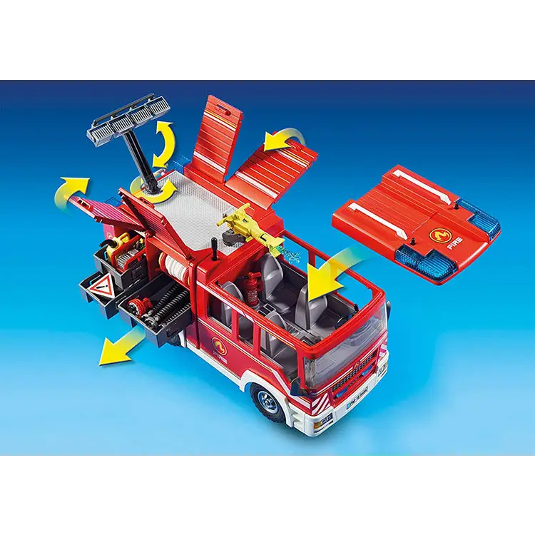 Playmobil City Action Fire Engine 9464 (for Kids 4 and up) -