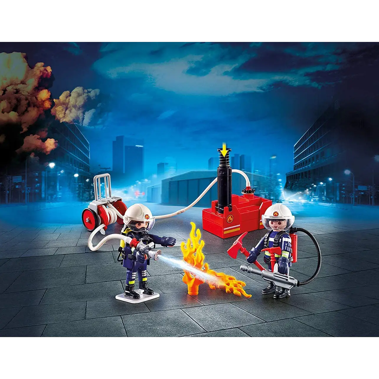 Playmobil City Action Firefighters with Water Pump 9468 (for