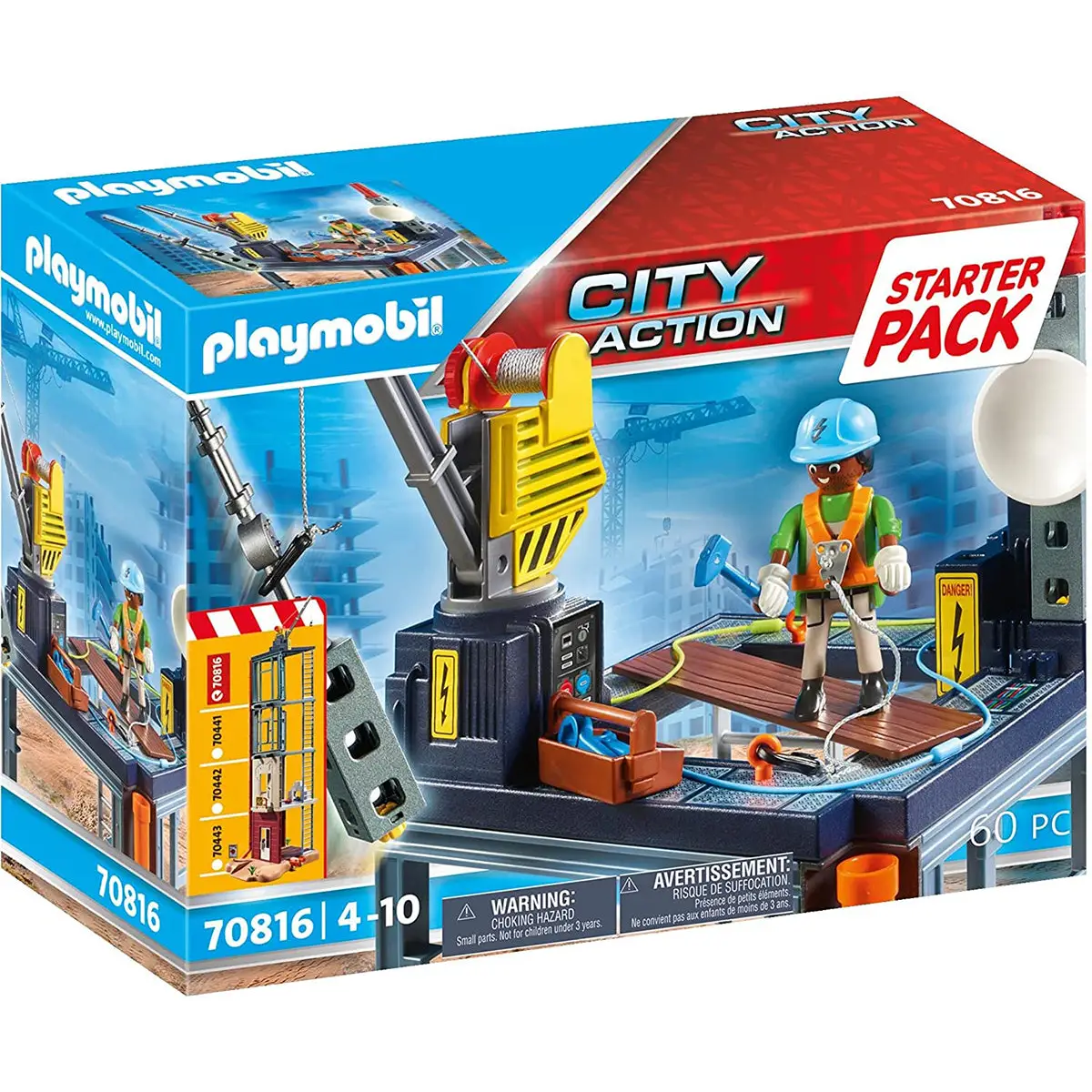 Playmobil City Action - Starter Pack Construction Site 70816